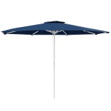 Outsunny Umbrelă Soare Exterior Gradină Reglabilă 4cm Copertină Albastru 8 Nervuri | Aosom Romania