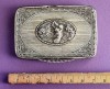 Cutie antica din argint .800 tutun tabac pastile cca 1900 scena romantica in relief nud