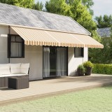 vidaXL P&acirc;nză de rezervă copertină, dungi multicolore, 6x3 m 367742