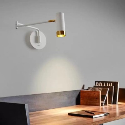 Aplica LED Francisco 5W Alb Auriu ModernLight Concept foto