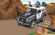 REVELL JUNIOR KIT Offroad Vehicle Police foto