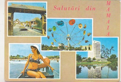 bnk cp Mamaia - Vedere - circulata - marca fixa foto