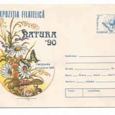 plic(intreg postal) -Expozitia Filatelica-NATURA 90