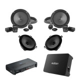 Pachet Difuzoare Auto cu subwoofer Nissan Micra K12 2002-2009 Audison Prima 1010 W