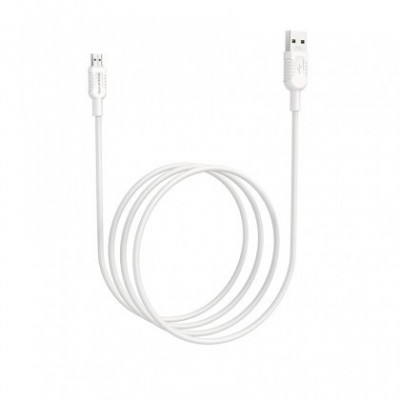 Cablu de Incarcare / Date BOROFONE BX33, USB la Micro USB, 1,2m 4A, Alb Blister foto