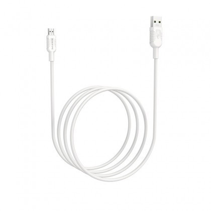 Cablu de Incarcare / Date BOROFONE BX33, USB la Micro USB, 1,2m 4A, Alb Blister