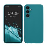 Husa Kwmobile pentru Samsung Galaxy S23 FE, Verde, Silicon, KWM000021LO002C, Carcasa