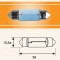 MAGNETI MARELLI 009423100000 Bec, iluminare numar circulatie