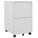 Cumpara ieftin Dulap dosare mobil, gri deschis, 39x45x67 cm, otel
