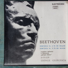 Beethoven, Simfonia nr 2 si 9, Orch Fil G Enescu dir George Georgescu stare fb
