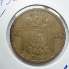 ROMANIA - 20 lei 1930 KN , CAROL II, L13.45