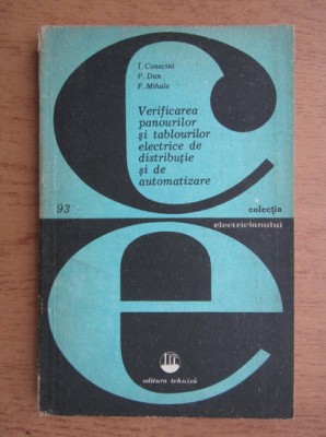 Conecini - Verif. panourilor si tablourilor electr. de distributie si automatiz. foto