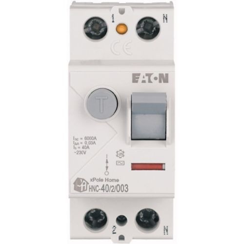 Diferential 40A 2P 30mA 6kA Xpole Eaton HNC-40 2 003