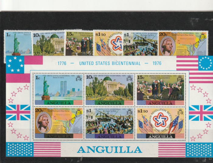 Bicentenar SUA ,Anguilla.