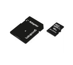 Card Memorie 16GB MicroSDHC 100MBps cu Adaptor SD GOODRAM M1AA-0160R12