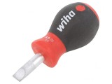 Șurubelniță plată WIHA Stubby 8.0x1.2mm SoftFinish, lungime 81mm