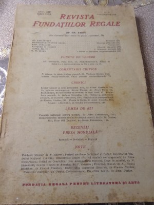 CI. Revista Fundatilor Regale septebrie 1946 foto
