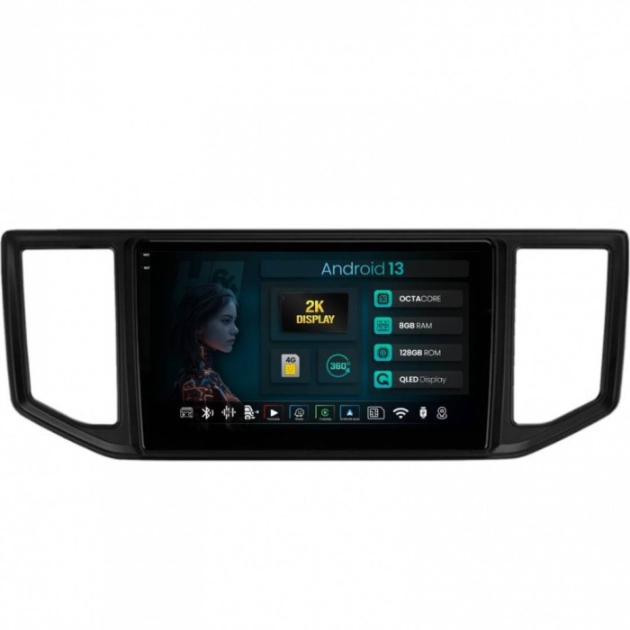Navigatie 2K Volkswagen Crafter (2017+) 8GB RAM Android 13 Octacore Slot Sim 4G DSP GPS Wi-FI Carplay Android Auto USB Bluetooth Waze Touchscreen 10.3