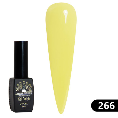 Oja semipermaneta BLACK ELITE, Global Fashion 8 ml, 266 foto