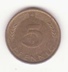Germania 5 pfennigs 1990 A