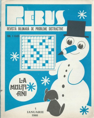 Revista Rebus nr. 1 / 1 ianuarie 1980 foto