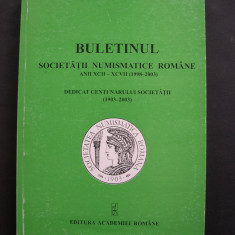 Buletinul Societatii Numismatice Romane, anii XCII - XCVII (1998 - 2003)