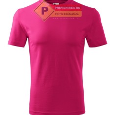 Tricou roz clasic de barbat foto