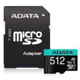 Card memorie 512GB Premier Pro MICROSDXC, R/W up to 100/80 MB/s, with Adapter &quot;AUSDX512GUI3V30SA2-RA1&quot; (timbru verde 0.03 lei), Adata