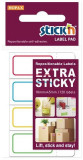 Etichete Autoadezive 18 X 44 Mm, 4 X 120 Etichete/set Stick&quot;n Extra Sticky Label - Albe-chenar Color