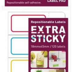 Etichete Autoadezive 18 X 44 Mm, 4 X 120 Etichete/set Stick"n Extra Sticky Label - Albe-chenar Color