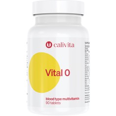 Vital 0 Supliment Alimentar cu Multivitamine pentru Grupa Sanguina 0 (90 tablete) - Calivita