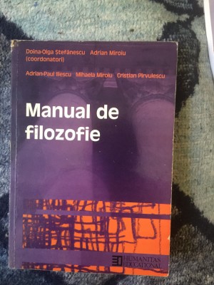 d9 Manual De Filozofie - Doina-Olga Stefanescu foto
