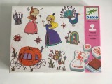 Joc cu 10 stampile cu tema printese: Princesses, marca DJECO,