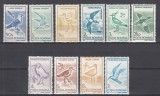 ROMANIA 1991 LP 1250 PASARI ACVATICE SERIE MNH