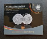 20 Euro &quot;275 Jahre Gewandhausorchester&quot; 2018, Germania - Proof - G 4415