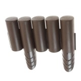 Set Palisada Gazon 2.4m, 8 Bucati, Plastic Maro 25cm, Separator Gradina, Bordura Decorativa, Rezistent UV si Inghet