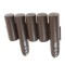 Set Separator gazon Palisada, plastic, maro, 25 cm x 2.4 m, 8 bucati