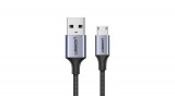 Ugreen Cablu de date și &icirc;ncărcare USB - micro USB 2m - gri (60148)