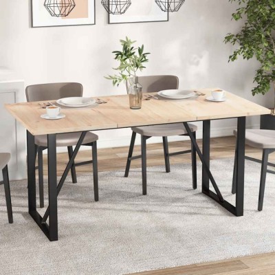 vidaXL Blaturi masă 3 buc. 80x53x2,5 cm dreptunghiulare lemn masiv pin 847434 foto