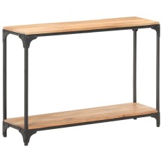 vidaXL Masă consolă, 110x30x75 cm, lemn masiv acacia