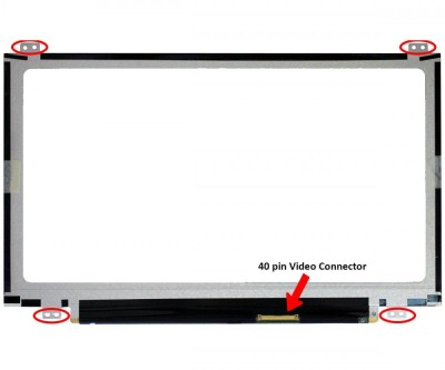 11,6 LED SLIM 40 PINI N116BGE L42 L41 Acer V5-171 131 B116XW03 V.2/3 B116XTN04.0 foto