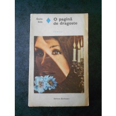 EMILE ZOLA - O PAGINA DE DRAGOSTE