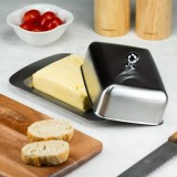 Untiera Inox Kinghoff 19x12.5cm cu Capac - Cutie Unt Eleganta, Rezistenta, Usor de Curatat