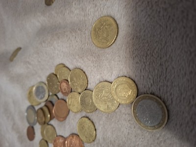 monede euro cenri foto