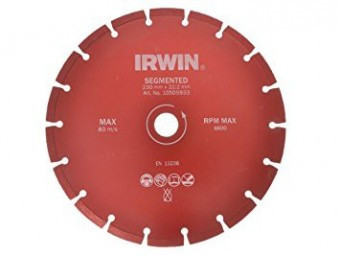 Irwin Disc diamantat laser segmentat, beton, 115mm/22.2mm foto