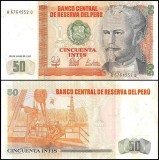 Peru 1987 - 50 intis UNC