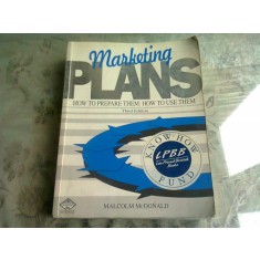 Marketing plans - Malcom McDonald (Planuri de marketing)