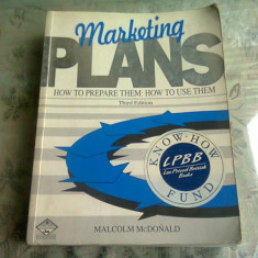 Marketing plans - Malcom McDonald (Planuri de marketing)