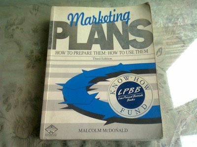 Marketing plans - Malcom McDonald (Planuri de marketing) foto