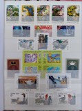 ✅ Clasor nou A5 8 pag. URSS / Rusia anii '80-'90 , aproximativ 30 serii MNH